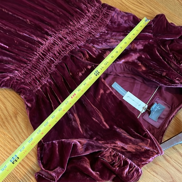 Anthropologie The Somerset Maxi Dress: Velvet Edition Red Size XL NWT - Picture 7 of 10
